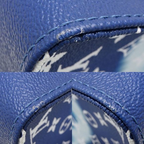 Louis Vuitton On The Go GM Tote Bag Blue - Picture 6 of 8